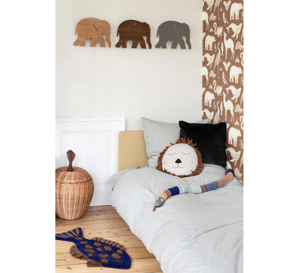 Корзина APPLE Natural Ferm Living, стоимость 15 600 руб.  Фотография 1